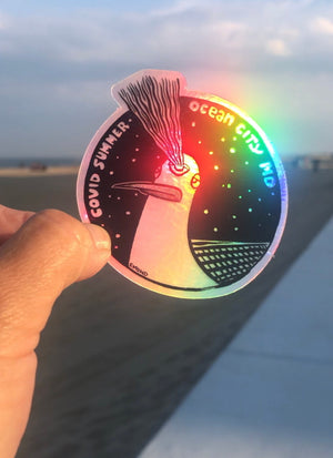 Covid Summer Prism Sticker