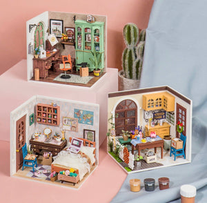 Jimmy’s Studio, DIY Miniature Dollhouse Room